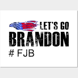 Let’s Go Brandon FJB Funny Chants Meme Retro Design Posters and Art